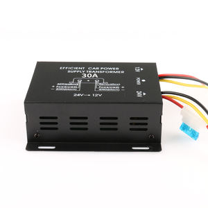 Convertisseur CC-CC <span class=keywords><strong>pour</strong></span> voiture, convertisseur abaisseur, transformateur d'alimentation <span class=keywords><strong>pour</strong></span> voiture, 30A, <span class=keywords><strong>24V</strong></span> vers <span class=keywords><strong>12V</strong></span>, haute qualité, 360W, noir, simple, NFC, surcharge - Product Image 3