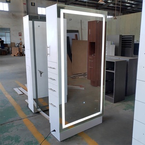 Gương Cầm Tay Ngăn Kéo Hai Mặt Logo Theo Yêu Cầu Tạo Kiểu Gương <span class=keywords><strong>Salon</strong></span> Làm Tóc Hình Bầu Dục - Product Image 4