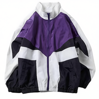 Veste coupe-vent matelassée imperméable unisexe avec logo personnalisé, en tissu enduit, avec fermeture éclair et découpe 3D, idéale pour la salle de sport en hiver 2025