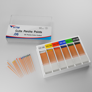 Htm Tandheelkundige Verbruiksartikelen Apparatuur Tandarts Materiaal Tandheelkundige Producten Kits 06 Taper Gp Gutta Percha Punten Voor Wortelkanaalvulling - Product Image 2