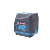 Niveau laser à 2 lignes de haute précision BIYOTI BYT-2D01, niveau laser vertical portable à lignes croisées pour 100 m