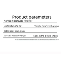Rétroviseur universel pour moto, accessoires de moto, rétroviseur pliable, rétroviseur réfléchissant, rétroviseur inversé