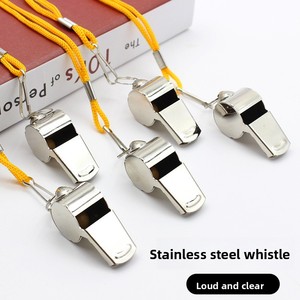 Silbato de Acero Inoxidable para Emergencias, Supervivencia, Deportes al Aire Libre, Entrenamiento, Competición, Ejercicio - Product Image 2