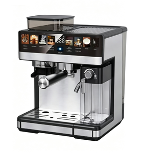 Machine à café expresso 3-en-1 Luxe Café Premier, café filtre et café froid, moulin intégré, mousseur à lait mains libres, acier inoxydable - Product Image 2