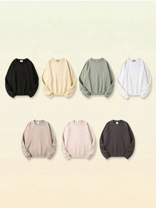 H5588 Factory Supply Wholesale Custom Heavyweight 460 Gsm 100% Cotton Sweatshirts Unisex Crewneck Sweatshirts - Product Image 2