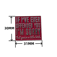 Épinglette en émail rectangulaire dorée personnalisée pour anniversaire, faible MOQ, alliage de zinc plaqué, gravée sur le thème de l'ange de la prière, badge souvenir pour Noël