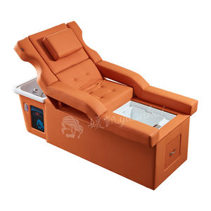 Japanse Spa Elektrische Shampoo Bed Hef Hoofdsteun Met Voetmassage Japonais Para La Cabeza Spa Tafels Bed Voor Gebruik In De Badkamer - Product Image 2