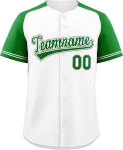 เสื้อบาสเก็ตบอลสำหรับทุกเพศเสื้อเจอร์ซีย์เบสบอลมีกระดุมเสื้อแขนสั้นพิมพ์ชื่อแบบเย็บปัก - Product Image 6