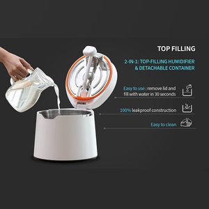 31S thép không gỉ siêu âm mát sương tạo độ ẩm thì thầm tái sử dụng bộ lọc hương thơm khuếch tán dễ dàng làm sạch với máy tạo độ ẩm hơi nước ấm - Product Image 6