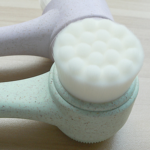 <span class=keywords><strong>Brosse</strong></span> <span class=keywords><strong>nettoyante</strong></span> pour le <span class=keywords><strong>visage</strong></span>, à Double poils en Silicone et en Nylon, personnalisée, manuelle, offre spéciale - Product Image 2
