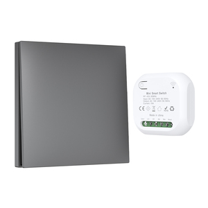Sakelar Nirkabel 1-<span class=keywords><strong>Gang</strong></span> Self-Powered dengan Remote Control Penerima RF433 Tanpa Baterai Tanpa Kabel untuk Hotel Kantor Pabrik Rumah Pintar - Product Image 1