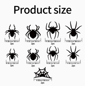 Autocollants muraux 3D lumineux en forme de chauve-souris pour Halloween, décorations d'Halloween pour la maison, le garage, la fenêtre, fournitures de fête - Product Image 4