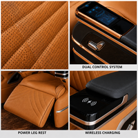Siège Zéro Gravité avec Réglage Électrique 16 Positions, Commande Tactile, Cuir PU de Luxe pour Conversion de Fourgonnette Sprinter