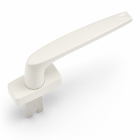 Manija multipunto moderna para puertas y ventanas con palanca de accionamiento Espagnolette, base ovalada con recubrimiento en polvo, herrajes para ventanas abatibles OEM