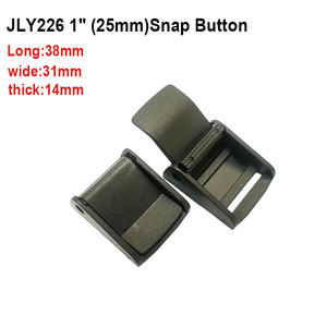 Hebillas de Plástico Negras con Clip de Presión, Resistentes al Agua, para Correas de Mochila, Hebillas de Presión, Conectores - Product Image 4