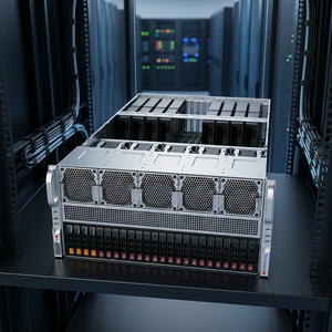 เซิร์ฟเวอร์แร็ค AS-5126GS-TNRT 5U สำหรับ GPU รองรับ AMD EPYC 9005 สองตัว DDR5 PCIe 5.0 AI Deep Learning HPC NVMe แพลตฟอร์มศูนย์ข้อมูล - Product Image 1