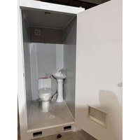 Remorque Sanitaire Portable Préfabriquée Durable et Écologique pour Hôpitaux et Appartements – Salle de Bain Publique Mobile Extérieure avec Douche et WC