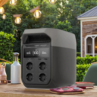 Disponible en Stock: ECOFLOW DELTA 3 Plus (CN) 1800W/3600W, Estación de Energía Portátil para Camping, 220V, Enchufes EU, US y UK