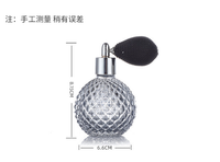 Vente en gros Bouteille fantaisie en verre transparent de 30ml avec sac à gaz peinture personnalisée recharge en verre vaporisateur d'atomiseur de parfum vide