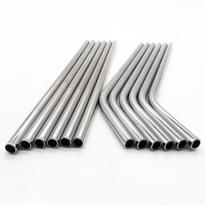 Máy Rửa Chén An Toàn Tái Sử Dụng Ống Hút Uống Ống Hút Kim Loại Thép Không Gỉ Với Bàn Chải Làm Sạch - Product Image 2