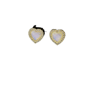 Pendientes Románticos Clásicos <span class=keywords><strong>de</strong></span> Aleación <span class=keywords><strong>de</strong></span> Zinc Chapados en <span class=keywords><strong>Oro</strong></span> con Zirconia Brillante para Fiestas o Parejas - Product Image 2