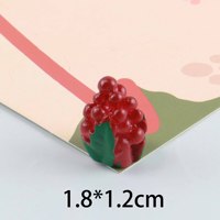 Diy Schattige Kleine Groothandel 1 2Cm Mini 3d Hars Ambachtelijke Nep Oranje Decoratie Druif Kunstfruit