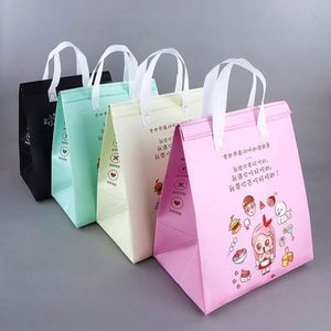 Bolsa Térmica Personalizada para Bebidas, Bolsa de Transporte con Aislamiento de Película de Aluminio, Bolsa Refrigerante de Tela No Tejida para Entrega de Comida Rápida - Product Image 2