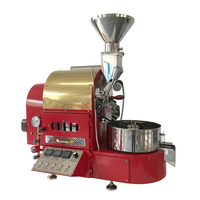 Penyangrai Kopi Listrik Fuji Royale Hotair Stainless Steel 110V Berkualitas Tinggi, Kapasitas 0.5kg, 1kg, 3kg, Cocok untuk Kafe dan Rumah