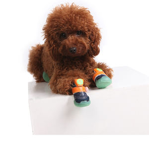 야간 산책용 대형견 발광 부츠: 안전하고 부드러운 아웃도어 신발 - Product Image 5