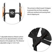 Offre Spéciale tour de puissance réglable Station de trempage Home Gym Fitness Strength Trainer Portable Pull-up et Dip Stand Bench Rack
