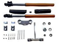 Nouvel amortisseur avant inversé universel de haute qualité 710/735/800MM pour moto tout-terrain avec roulements coniques de tige de direction