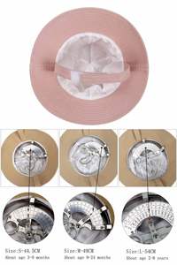 Sombreros de Sol Anti-UV de Algodón de Alta Calidad para Niños Pequeños, de 6 Paneles, para Primavera/Verano, con Cinta en la Barbilla, para Bebés, Niñas y Niños - Product Image 4