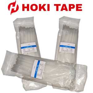 Serre-câbles en plastique autobloquants HOTSALE blanc écologique 25mm x 200mm pour l'organisation d'applications électriques industrielles - Product Image 4