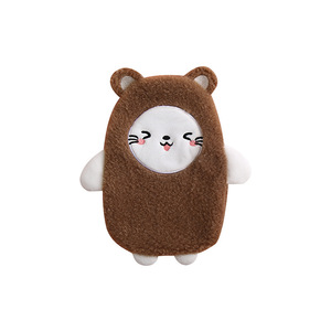 <b>Hot</b> <b>Water</b> <b>Bottle</b> Plush Cartoon Design <b>Water</b> Filled Hand Warmer With Cover And <b>Strap</b> For Winter Use - Product Image 3
