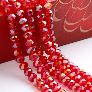 Cuentas Sueltas de Cristal Facetadas Redondas de 4, 6, 8 y 10 mm para la Fabricación de Joyería, Color AB, Hilo Completo, Origen Yiwu - Product Image 4