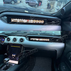 14,5 «CarPlay 12,3» цифровой кластер со вторым пилотным экраном для <span class=keywords><strong>Ford</strong></span> <span class=keywords><strong>Mustang</strong></span> 2015-2021 мультимедийный видеоплеер инструмент GPS-навигация - Product Image 5