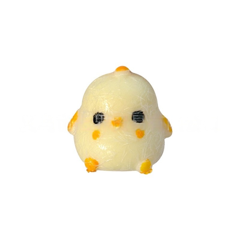 QQ Bounce Little Chicken Pinch Music Taba Squishy TPR Toy