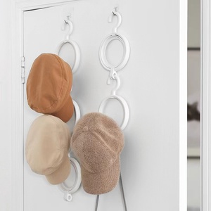 Duy nhất tròn sáng tạo hat đứng trang trí phía sau cánh cửa khăn, áo và mũ nhựa lưu trữ Hooks - Product Image 3