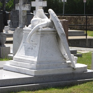 Fabricante Profesional de Estatuas de Ángeles <span class=keywords><strong>Llorones</strong></span> Occidentales Talladas en Mármol, Tamaño Personalizado, Garantía de 5 Años, para Cementerio - Product Image 6