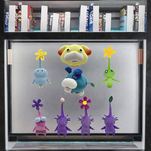 ตุ๊กตาดอกไม้สีม่วงน่ารัก 9 แบบ ตุ๊กตาผ้าเนื้อนุ่มสำหรับเด็ก ของเล่นออลสตาร์ พิคมิน ไอซ์พิคมิน พร้อมฟังก์ชั่นบรรเทาความเครียด - Product Image 3