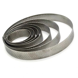 Juego de moldes para pasteles antiadherentes redondos de acero inoxidable de nueva producción para cocinas domésticas y uso en panadería - Product Image 1