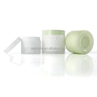 Pot cosmétique carré en plastique blanc réutilisable pour soins de la peau, 10 ml, 20 ml, 30 ml, 50 ml