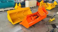 Bucket Tilt Mini Excavator 1.5t 3t 5t, Bucket Miring untuk Kubota Yanmar Bobcat, Aksesoris Lansekap