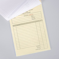 Carnet de factures autocopiantes NCR personnalisé, reçu de vente duplicata, modèle personnalisé, reçu professionnel pour petites entreprises et vente en gros