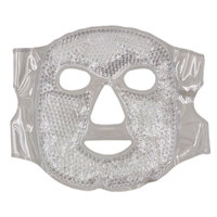 Masque facial hydratant et éclaircissant en gel de perles de compresse chaude/froide végétalien de haute qualité pour le rajeunissement de la peau - Convient à tous les types de peau