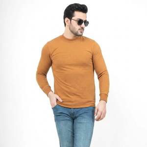 New Style Custom Logo Print Men Heavyweight French Terry <b>Sweatshirt</b> Wholesale Custom Logo Men Crewneck <b>Sweatshirts</b> - Product Image 1