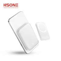 Power Bank Magnetik Nirkabel 5000mAh/10000mAh dengan Pengisian Cepat Layar LED Output 15W