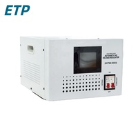 Régulateur de tension automatique industriel SVC TND en cuivre 3kVA 500VA monophasé 220V, large plage d'entrée 140V-260V, CE ISO pour l'Amérique latine
