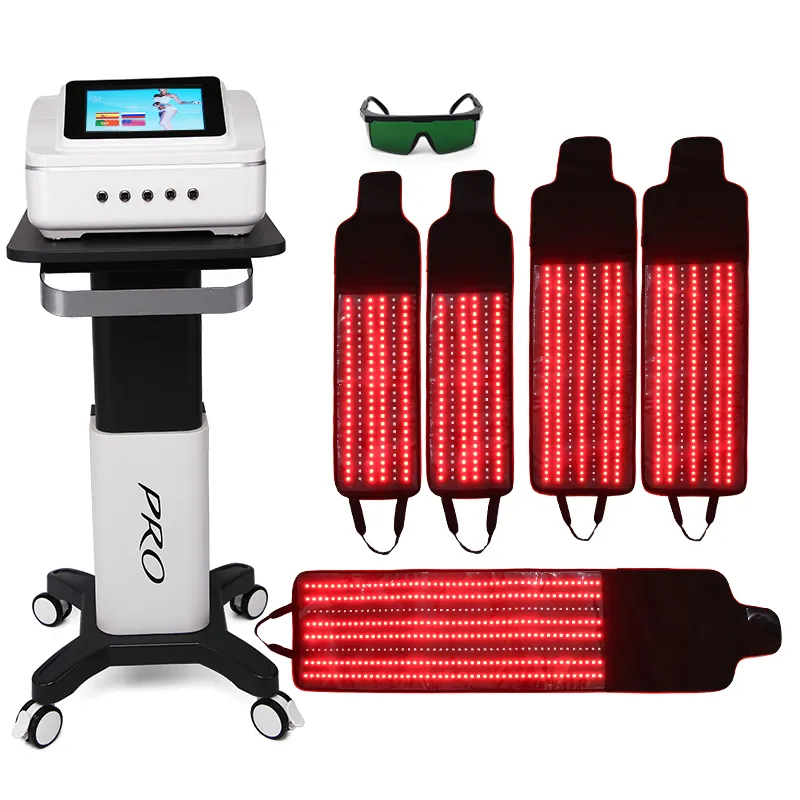 Full body belt Led therapy 650/940nm laserlipo light therapi detox fat reduction machine