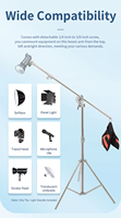 4m fotografi Video Studio, peralatan COB LED Panel lampu cincin lampu reflektor latar belakang kamera kotak lembut Tripod berdiri lengan